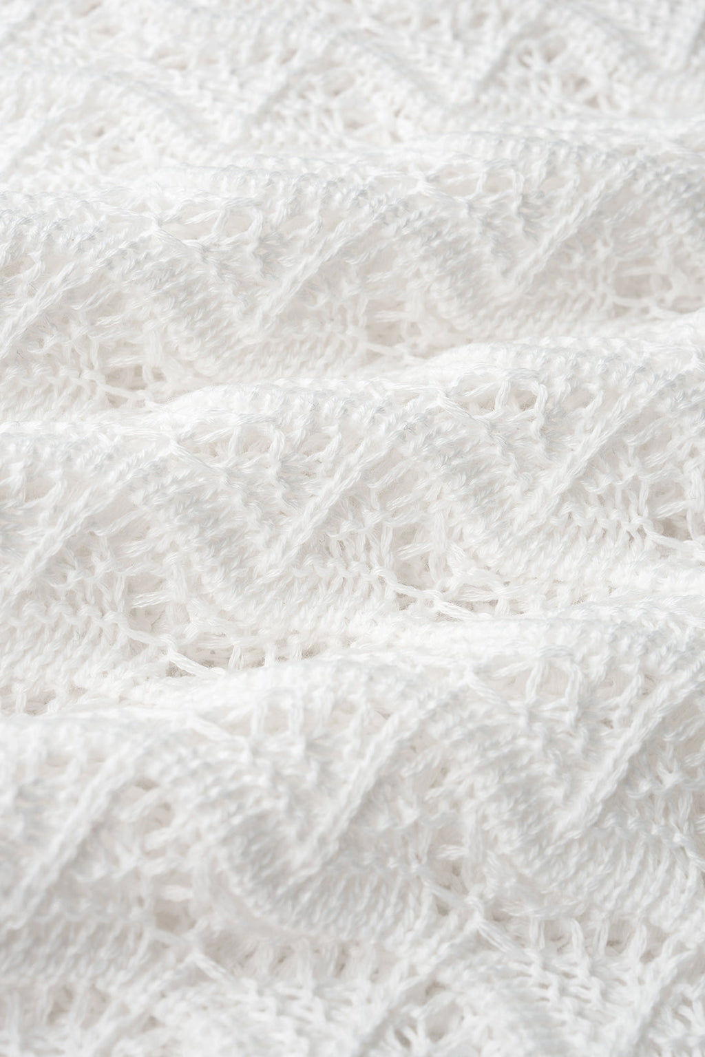 White Crochet Dress