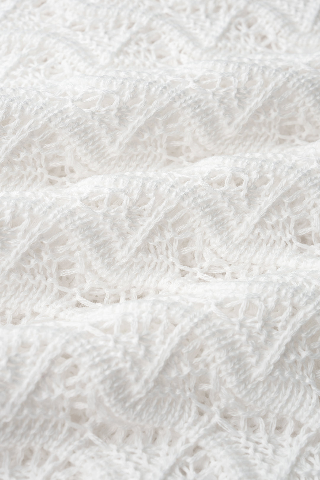 White Crochet Dress