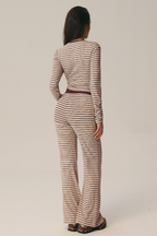 Sorrento Striped Long Sleeve Top & Pants Set