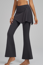 Yara Flared Leggings with Detachable Skirt Panel