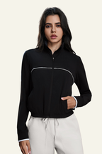 Women's Athletic  Windproof Stand-Collar Jacket