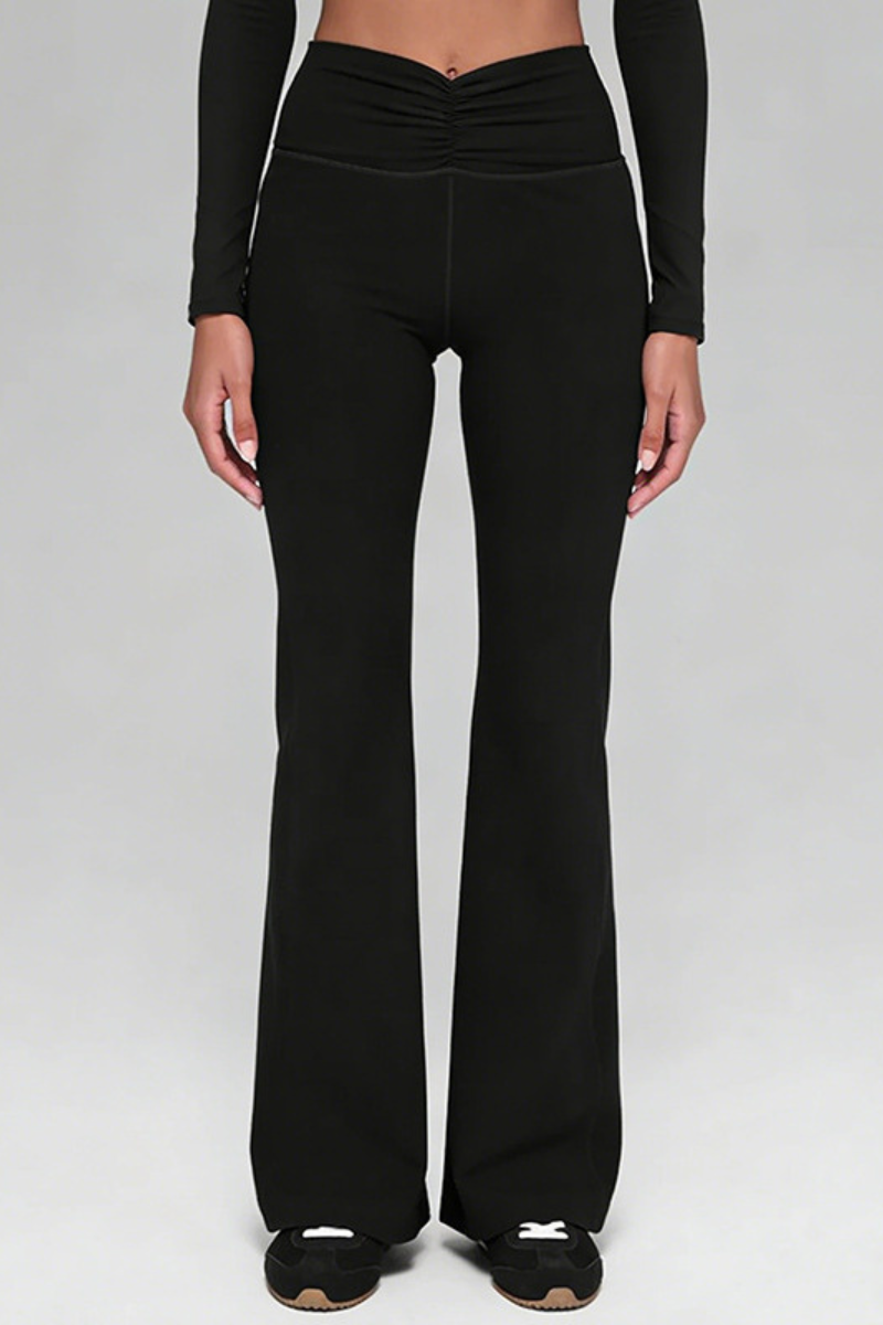 Bea Ruched High-Waist Leggings