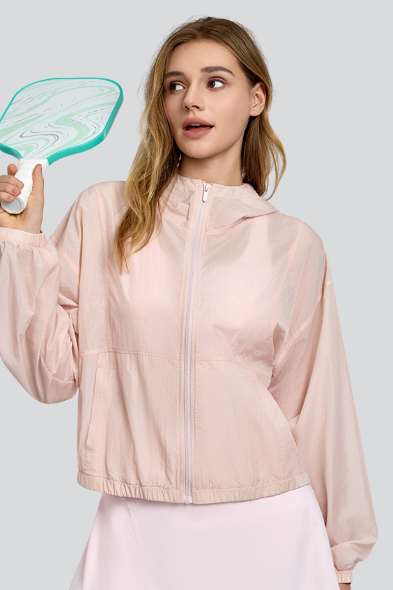 Women Summer Sunscreen Casual Lightweight Breathable Jacket