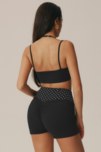 Conjunto Mimi de sujetador y shorts de lunares