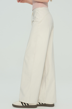 Elsa Double-Waist Wide Leg Pants