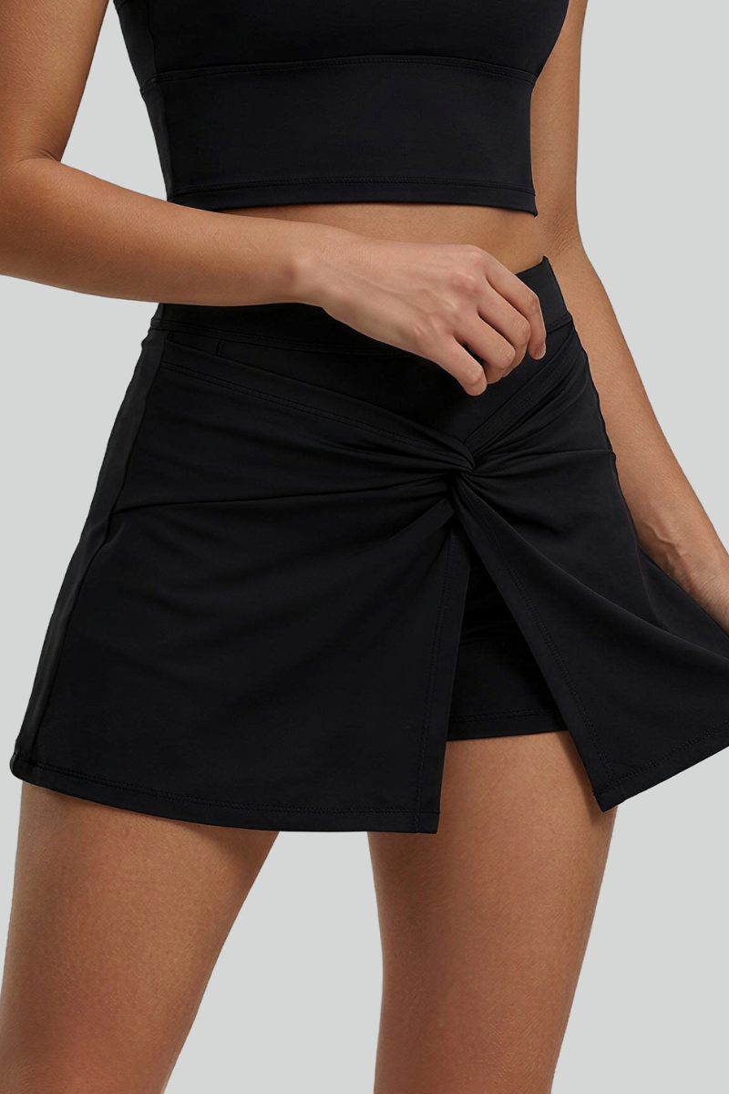 Maeve Front Twist Tennis Skort