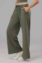 Pantalón ancho Pippa con cintura de lunares