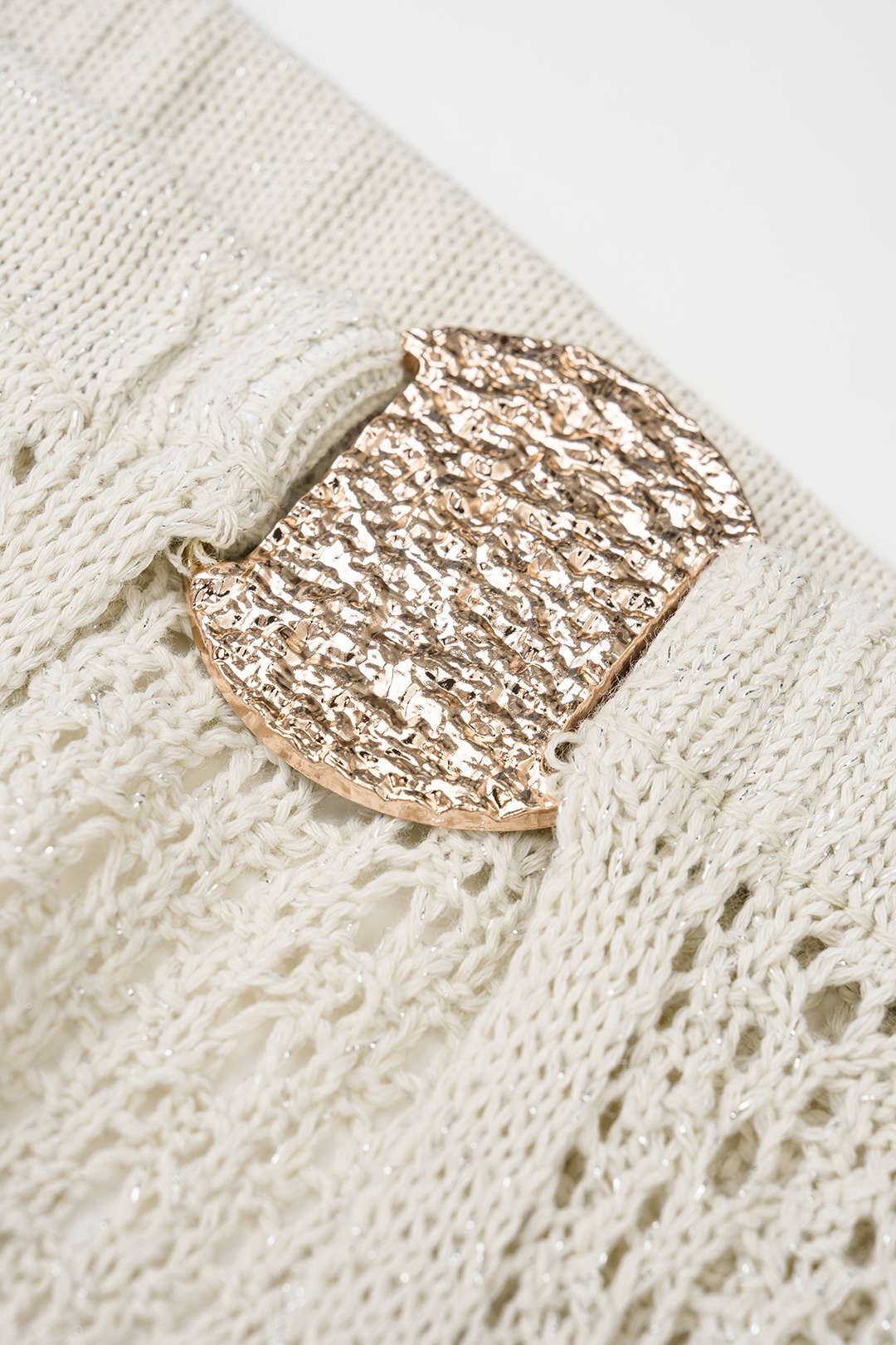 Ivory Aura Tie-Detail Beach Set