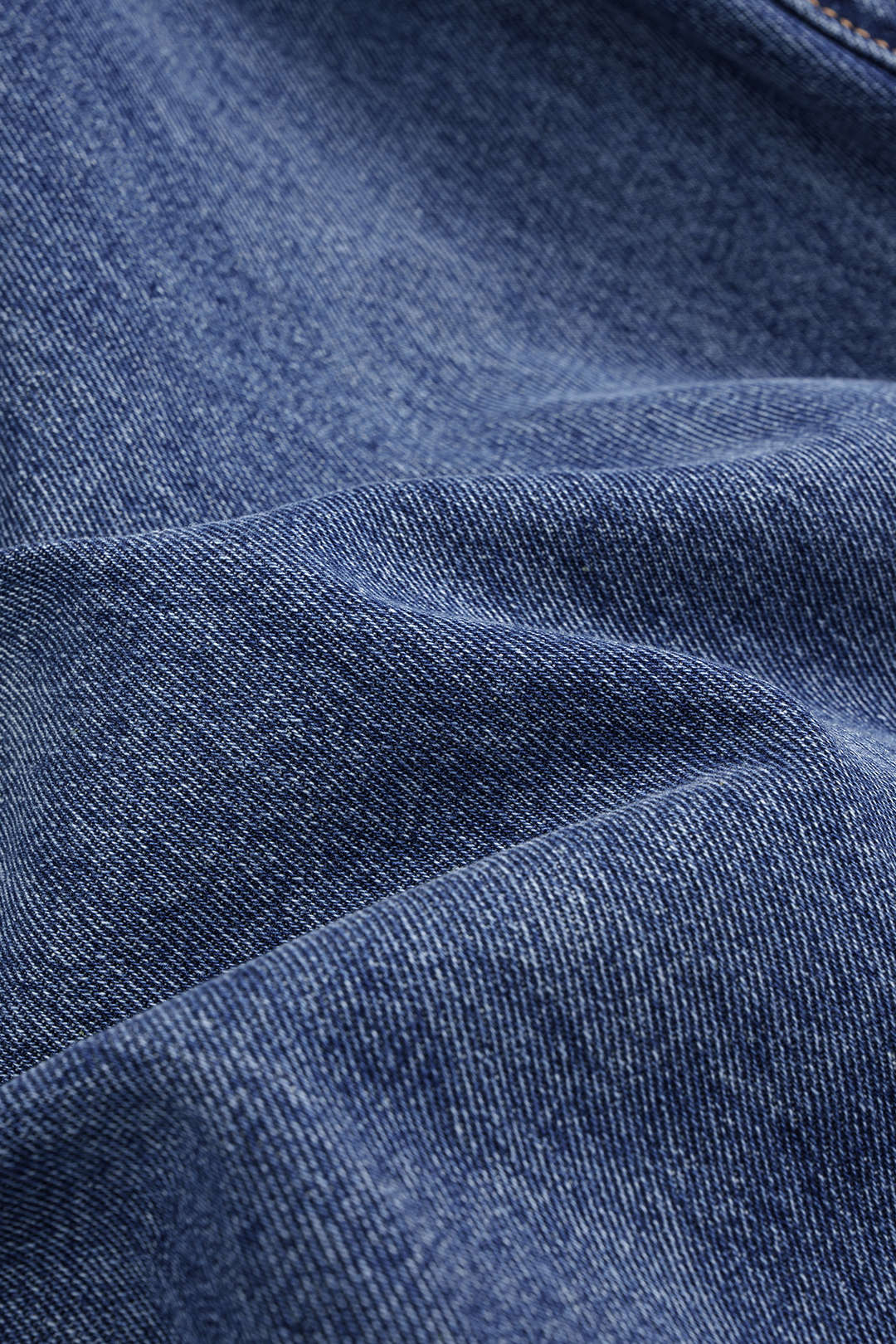 Sarmalı Panelli Geniş Paçalı Kot Pantolon