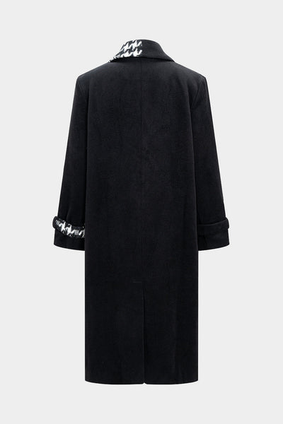 Manteau à accent pied-de-poule Vandoria