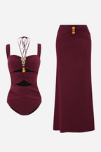 Bordeaux Luxe swimsuit