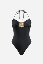 Noir Emblem Swimsuit