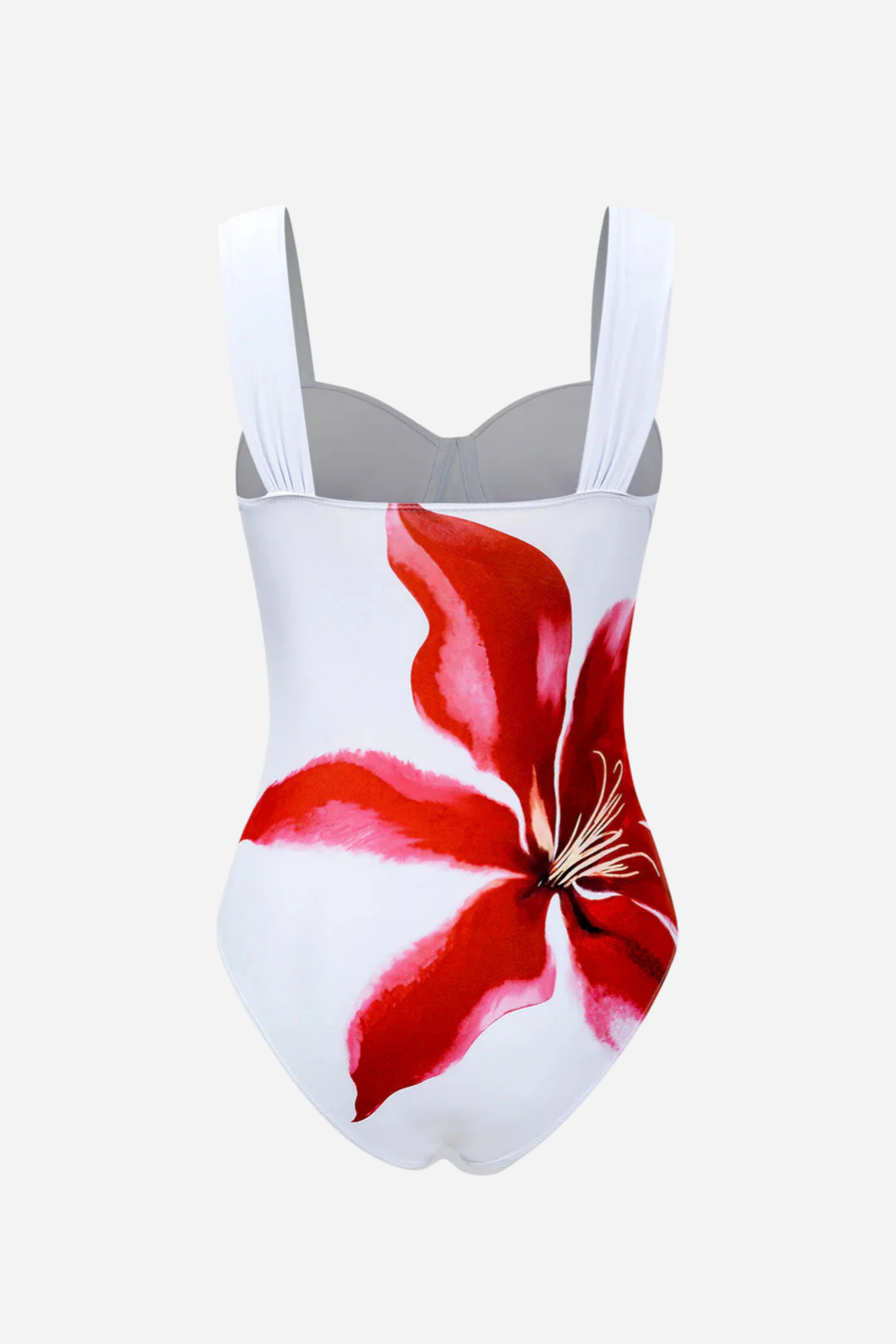Red Floral Pareo Set