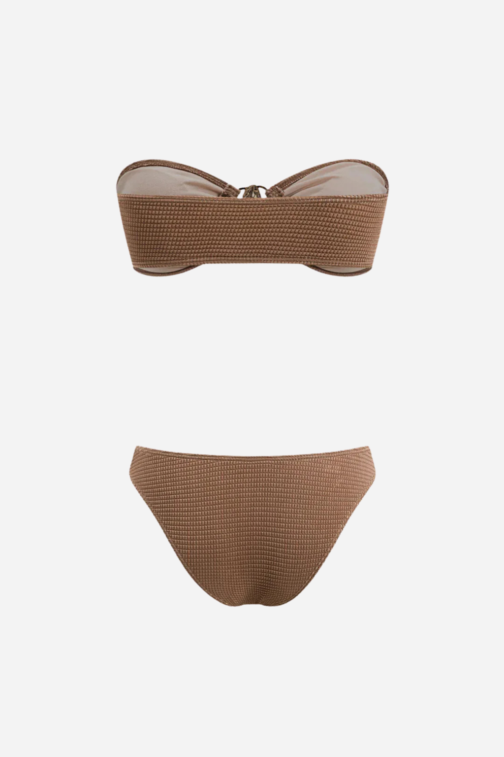 Textured Bandeau Bikini