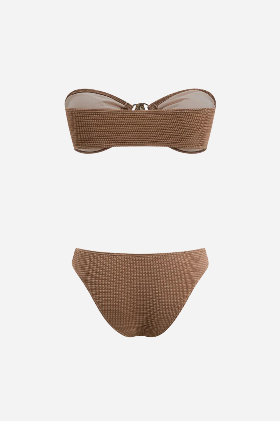Textured Bandeau Bikini