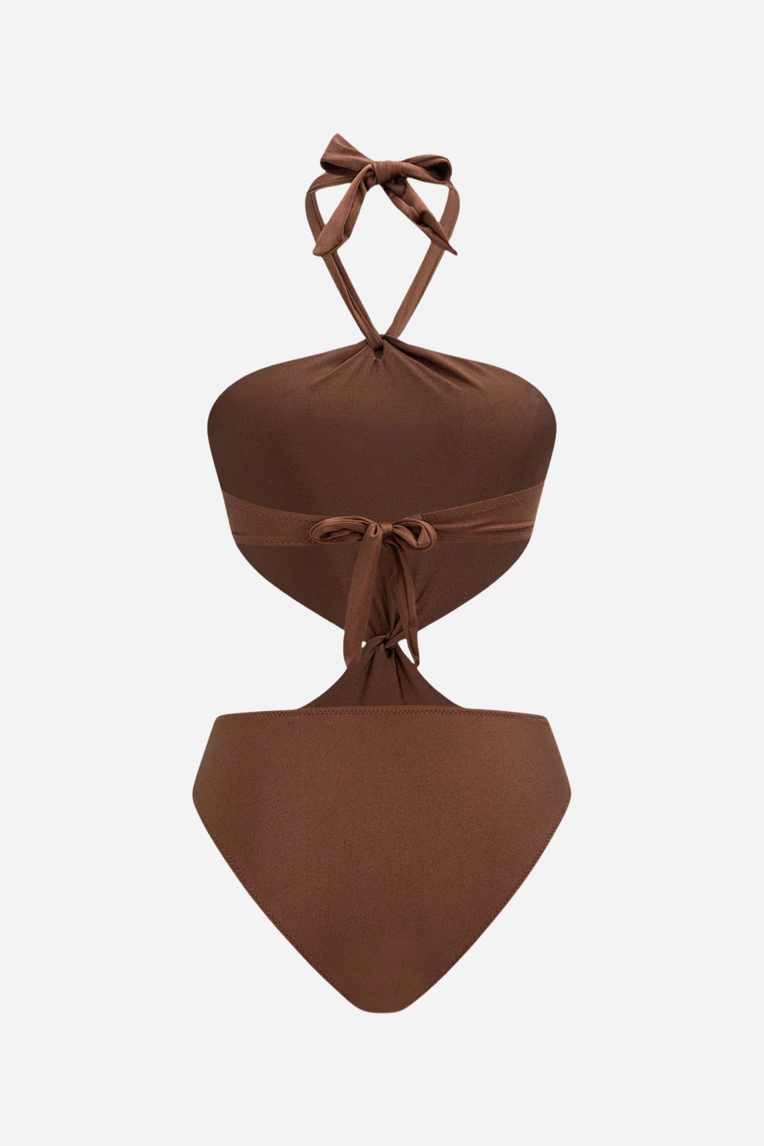 Cut Out Halter Swimsuit