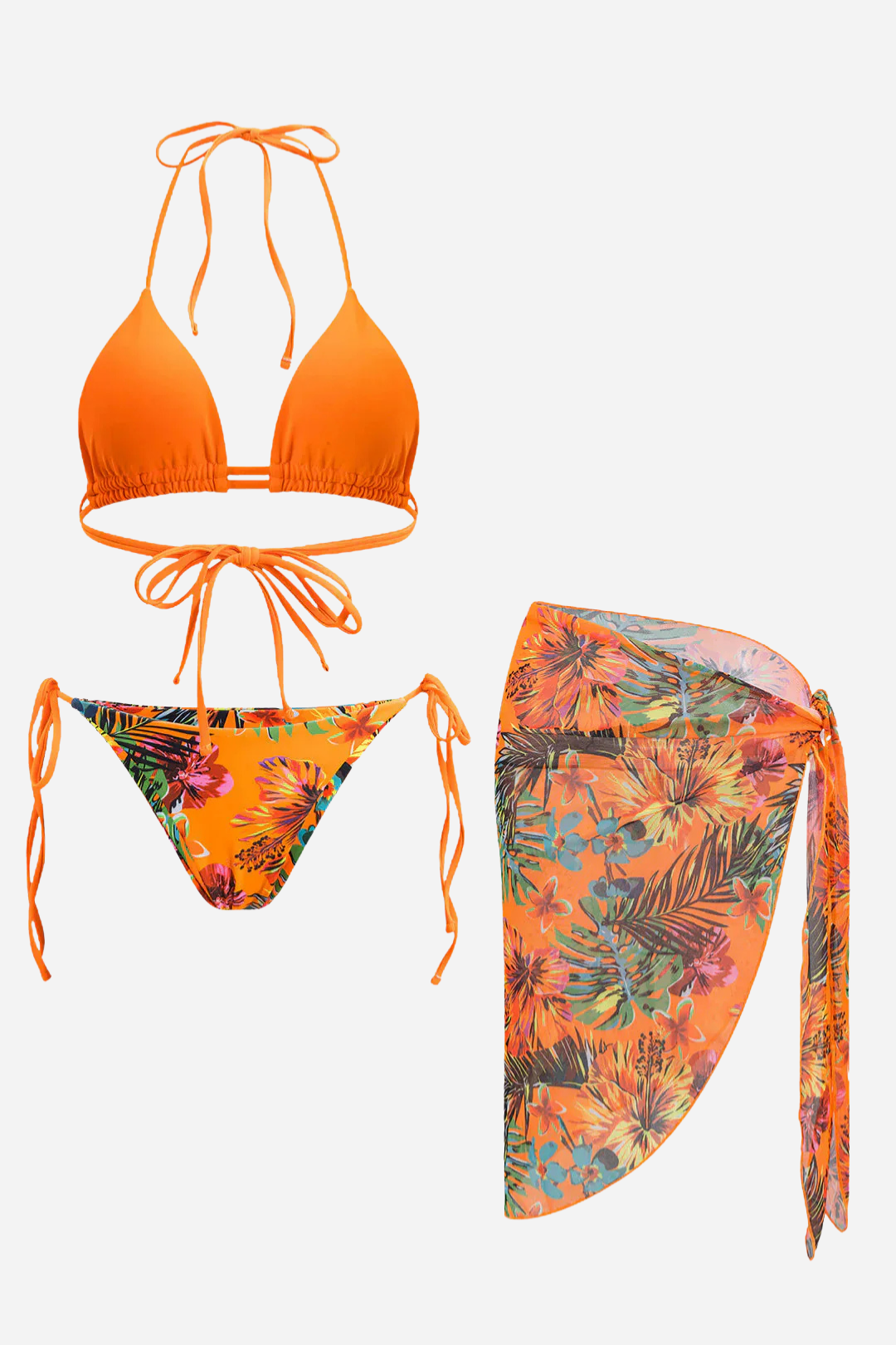 Tropical Halter Bikini