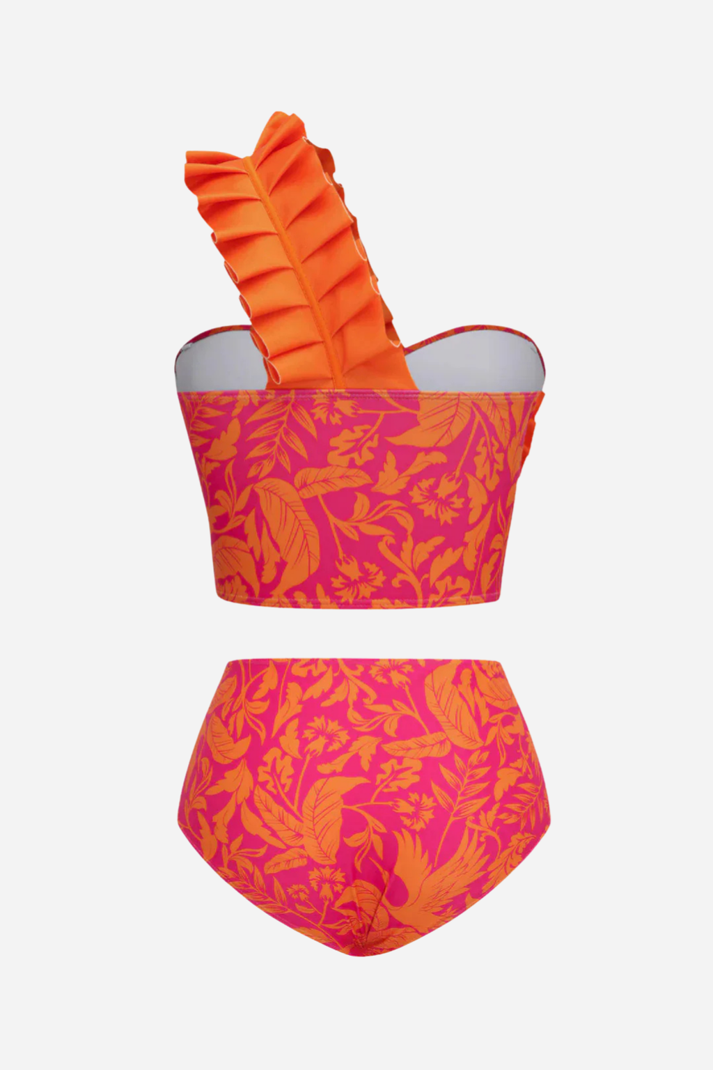 Fuchsia Ruffle Bikini