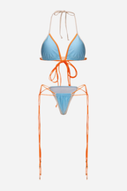 Blue Orange Bikini