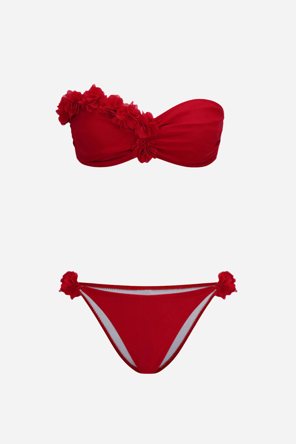 Red Floral Bikini