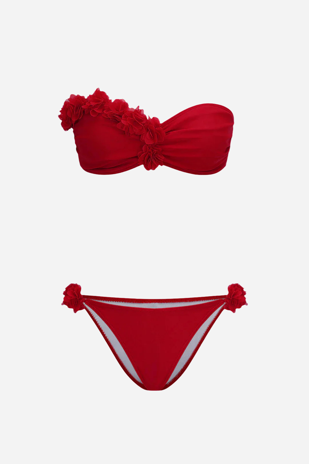 Red Floral Bikini