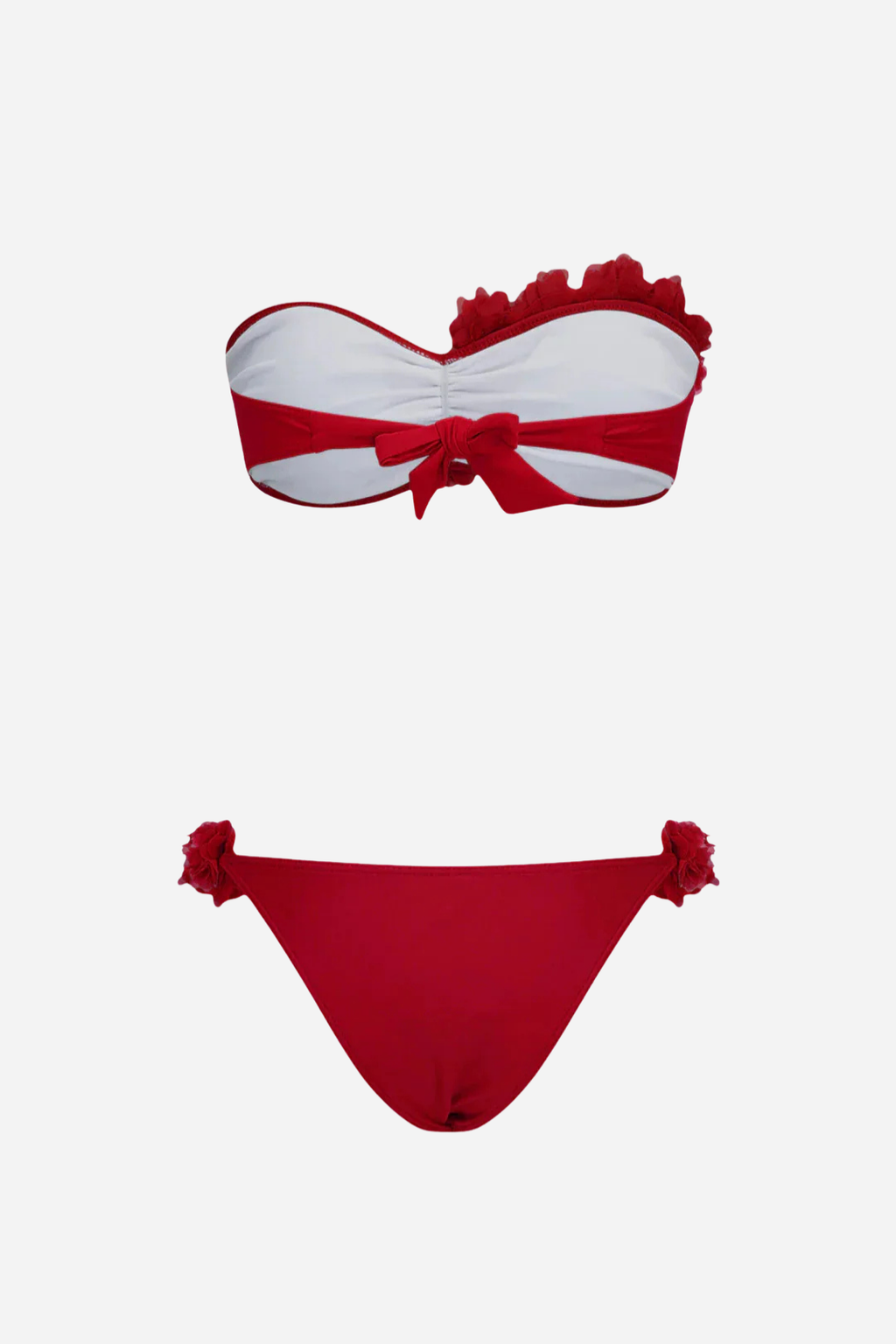 Red Floral Bikini