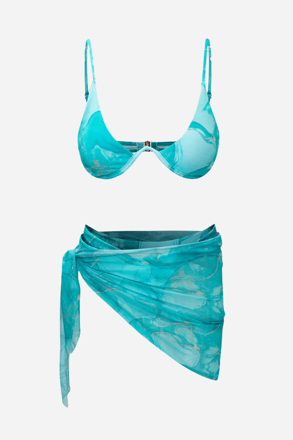 Turquoise Sculpt Bikini