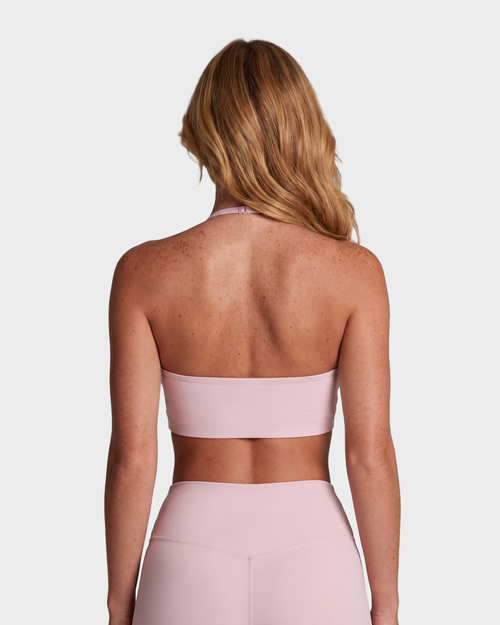 Amelie Halterneck Bra – Baby Pink