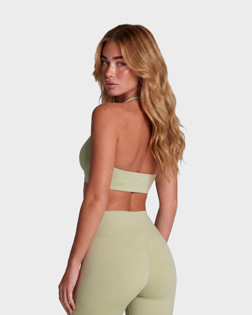 Amelie Halterneck Bra – Sage