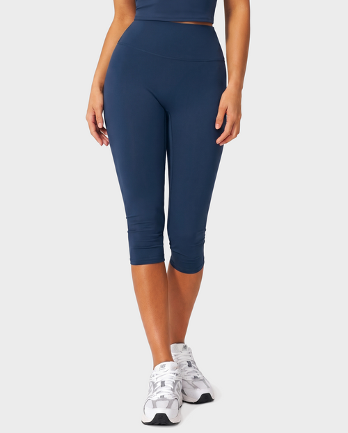 Amelie Capri Leggings – Navy