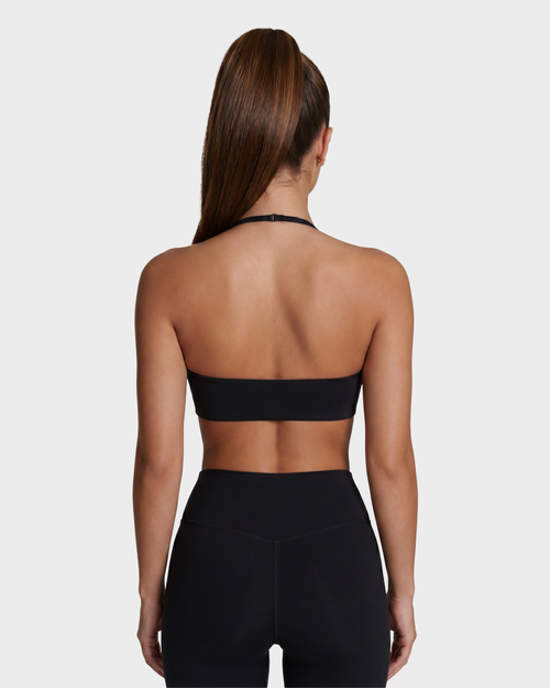 Amelie Halterneck Bra – Black