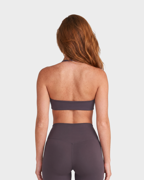 Amelie Halterneck Bra – Purple