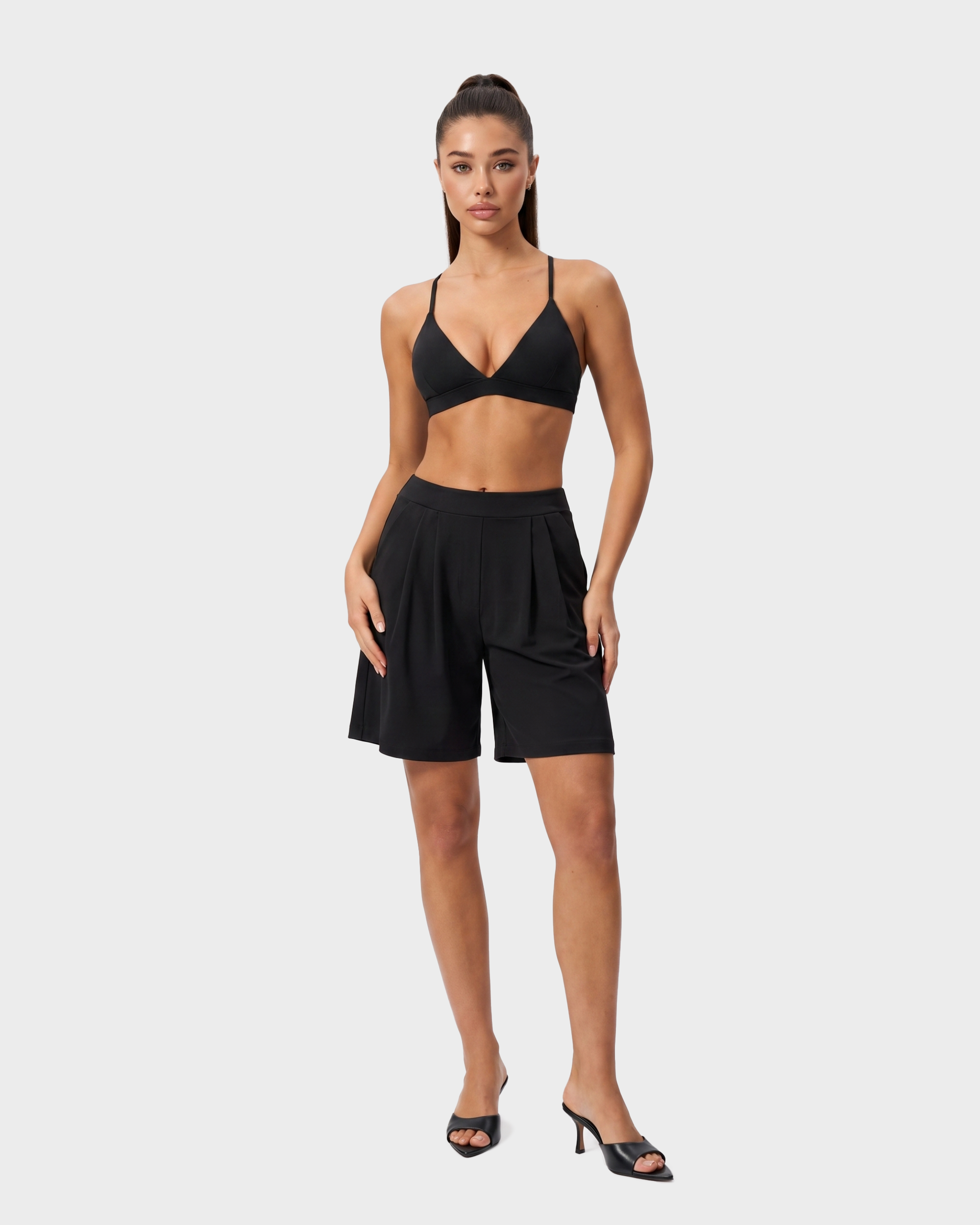 Nola Sports Bra — Nero