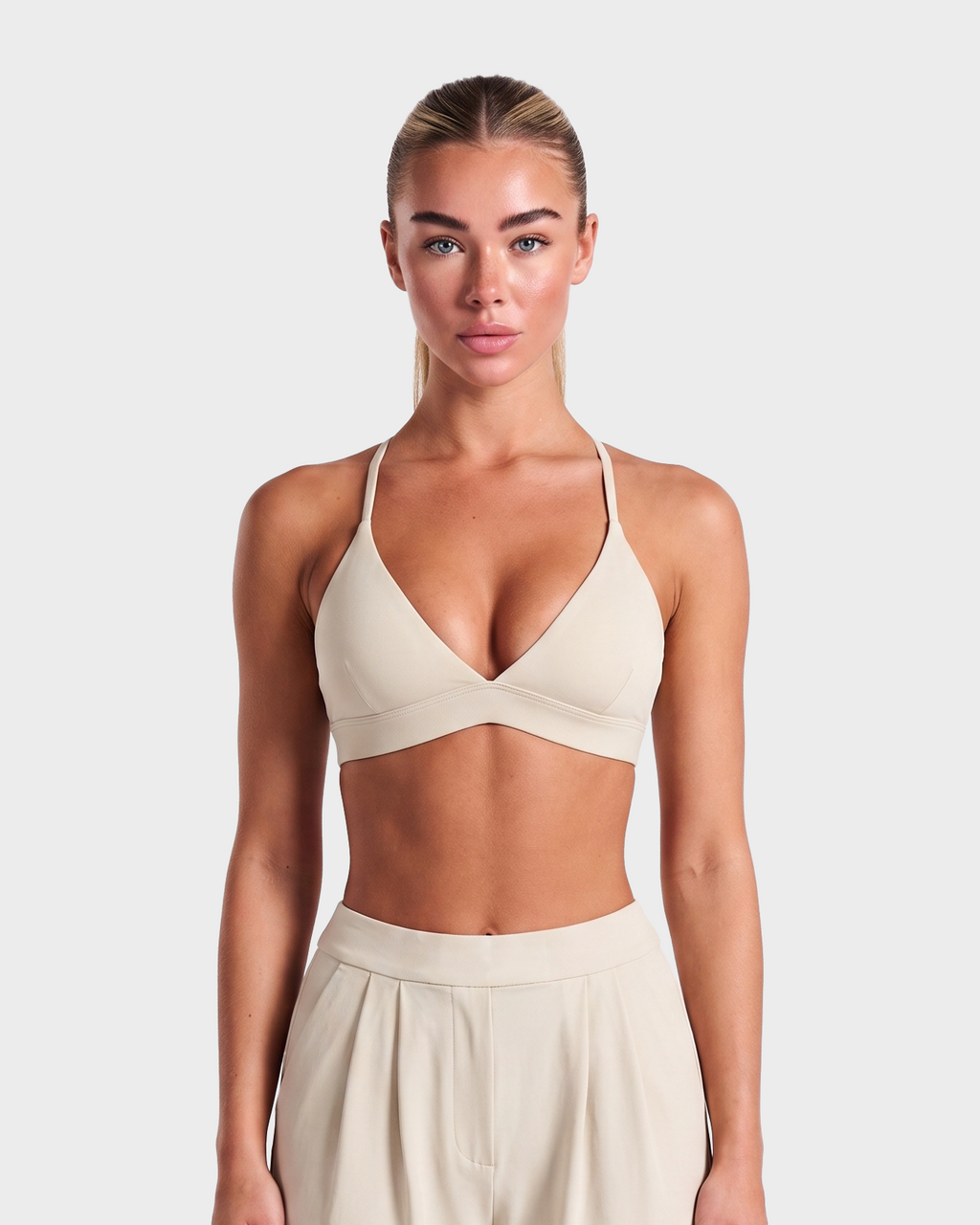 Nola Sports Bra — Panna