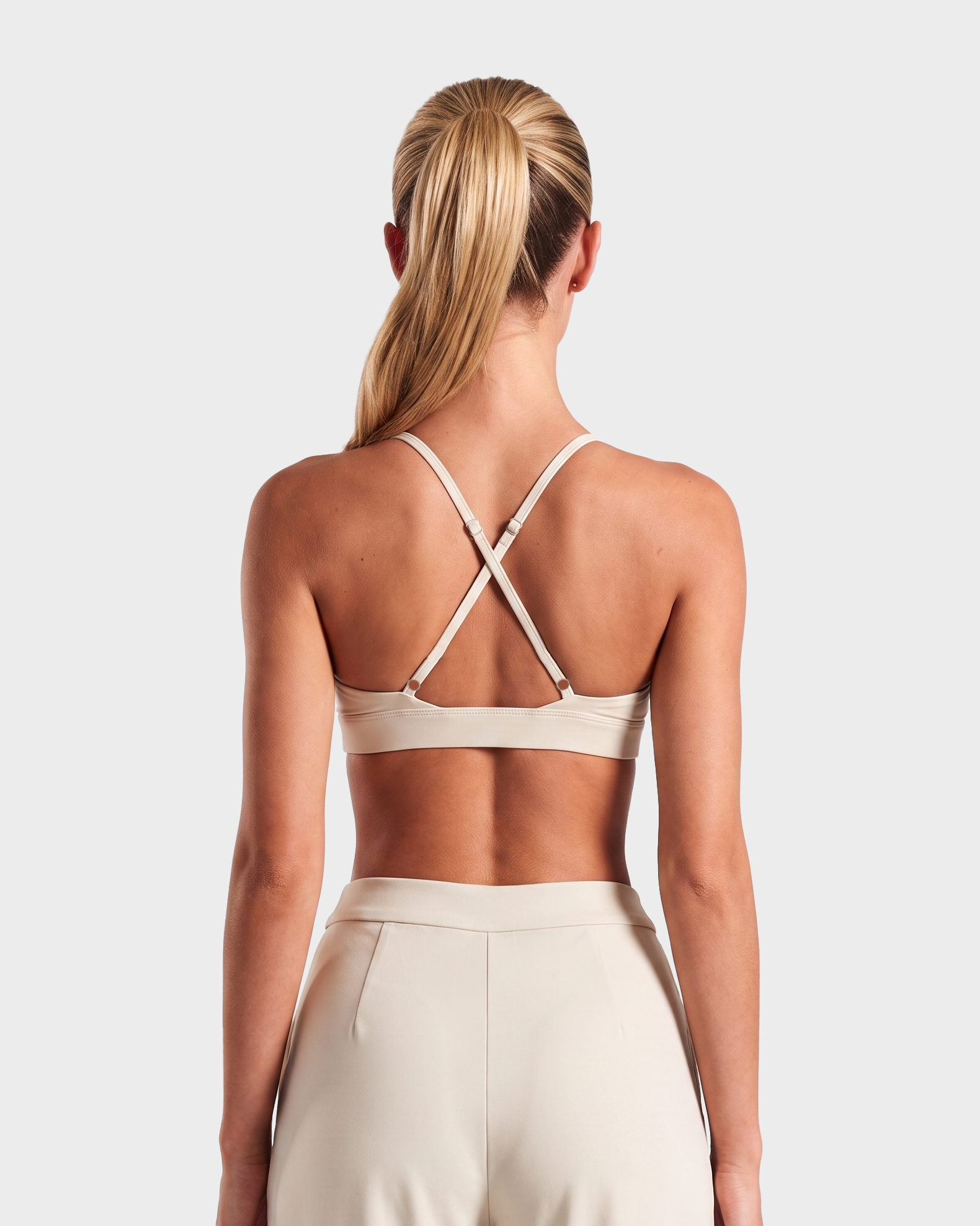 Nola Sports Bra — Panna