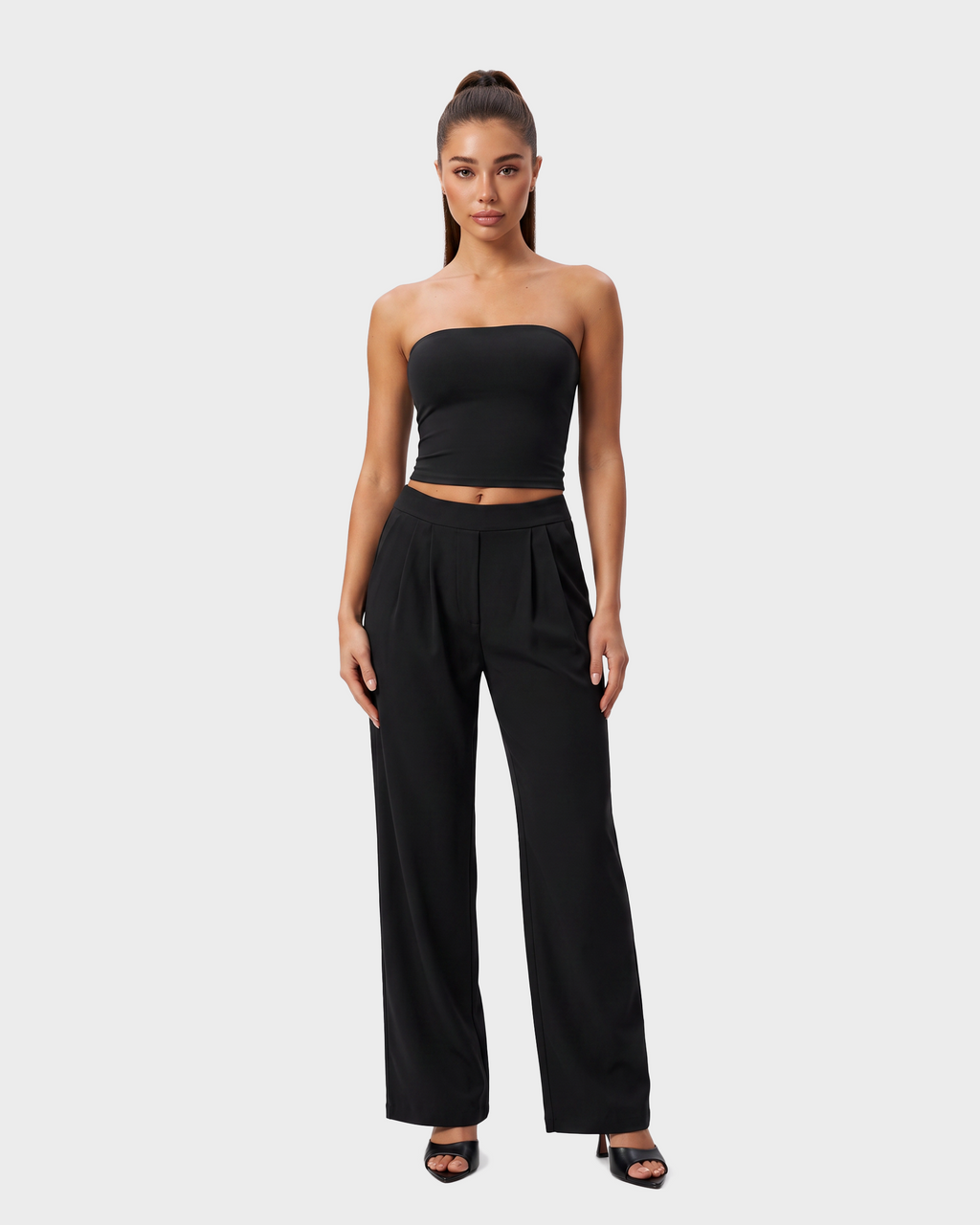 Nola Straight Leg Pant — Nero