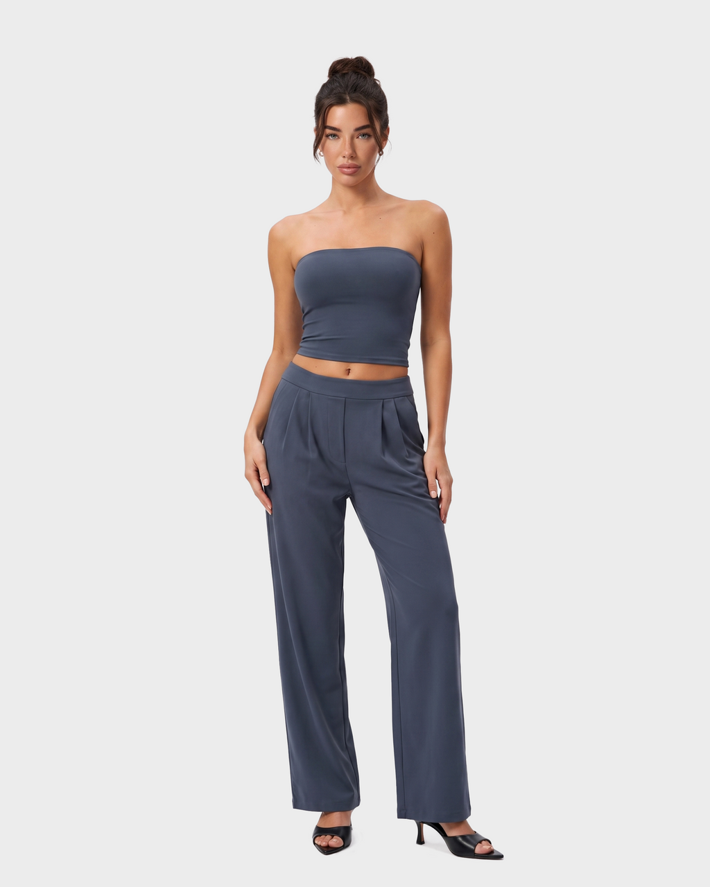 Nola Straight Leg Pant — Blu