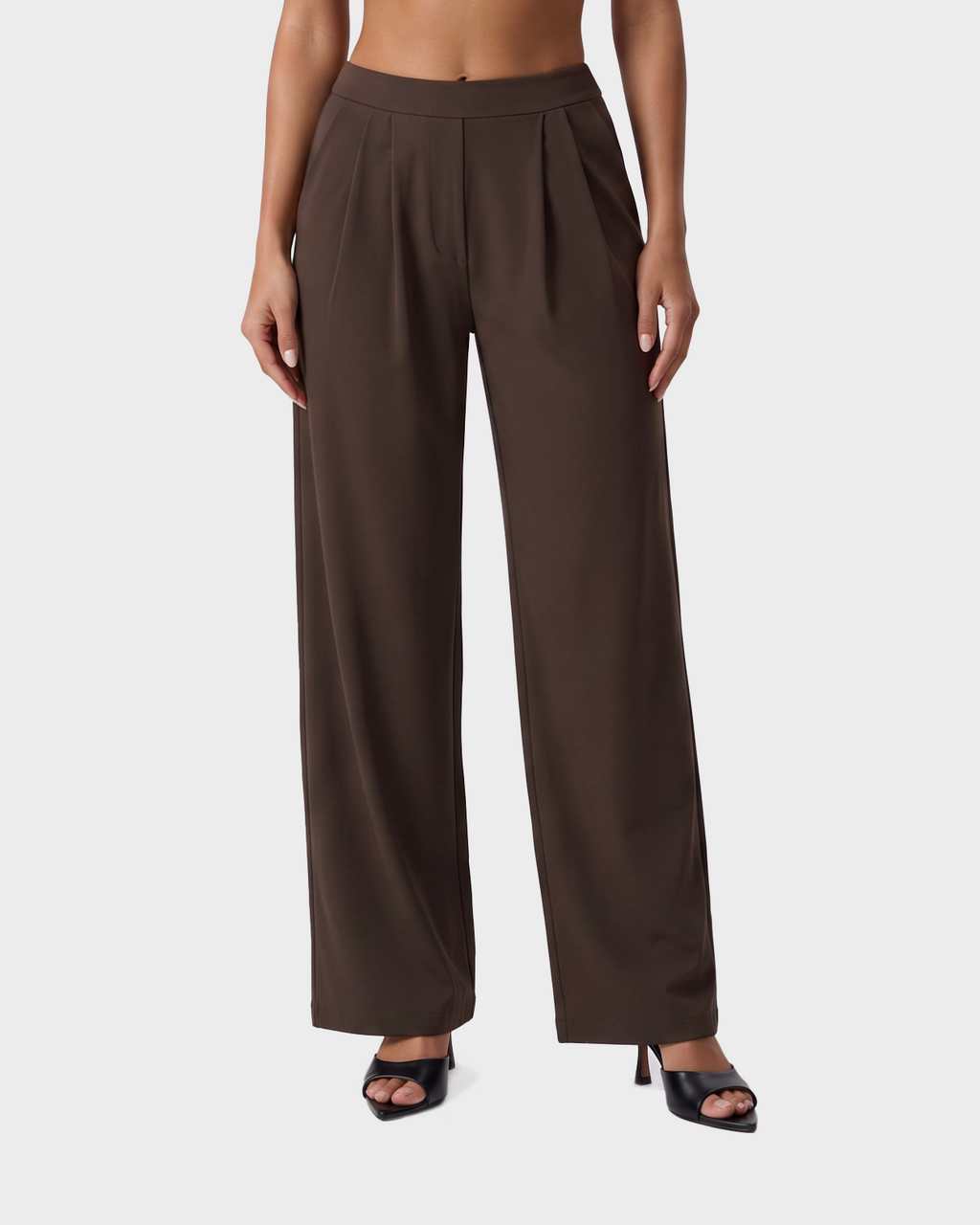Nola Straight Leg Pant — Cacao