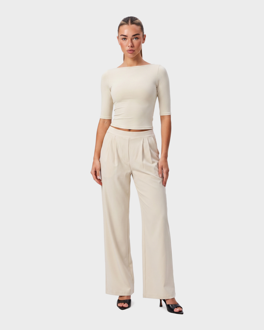 Nola Straight Leg Pant — Panna