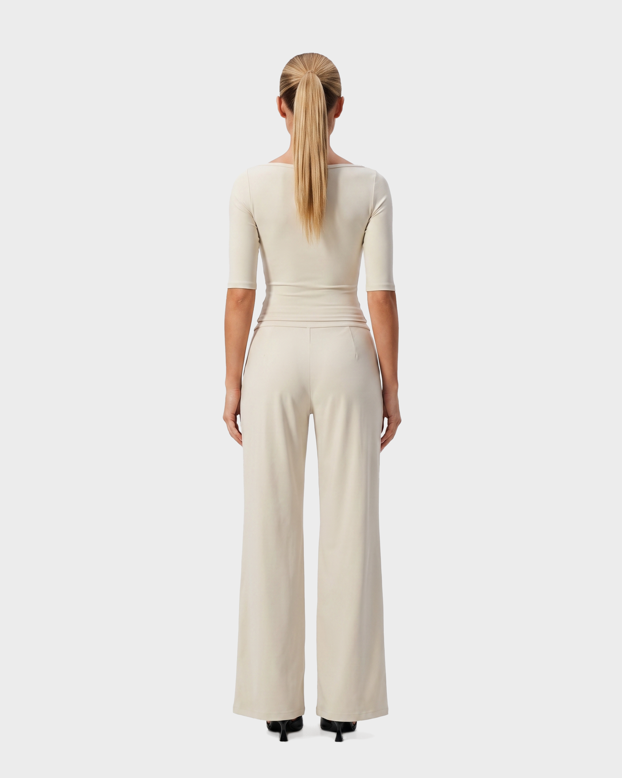 Nola Straight Leg Pant — Panna