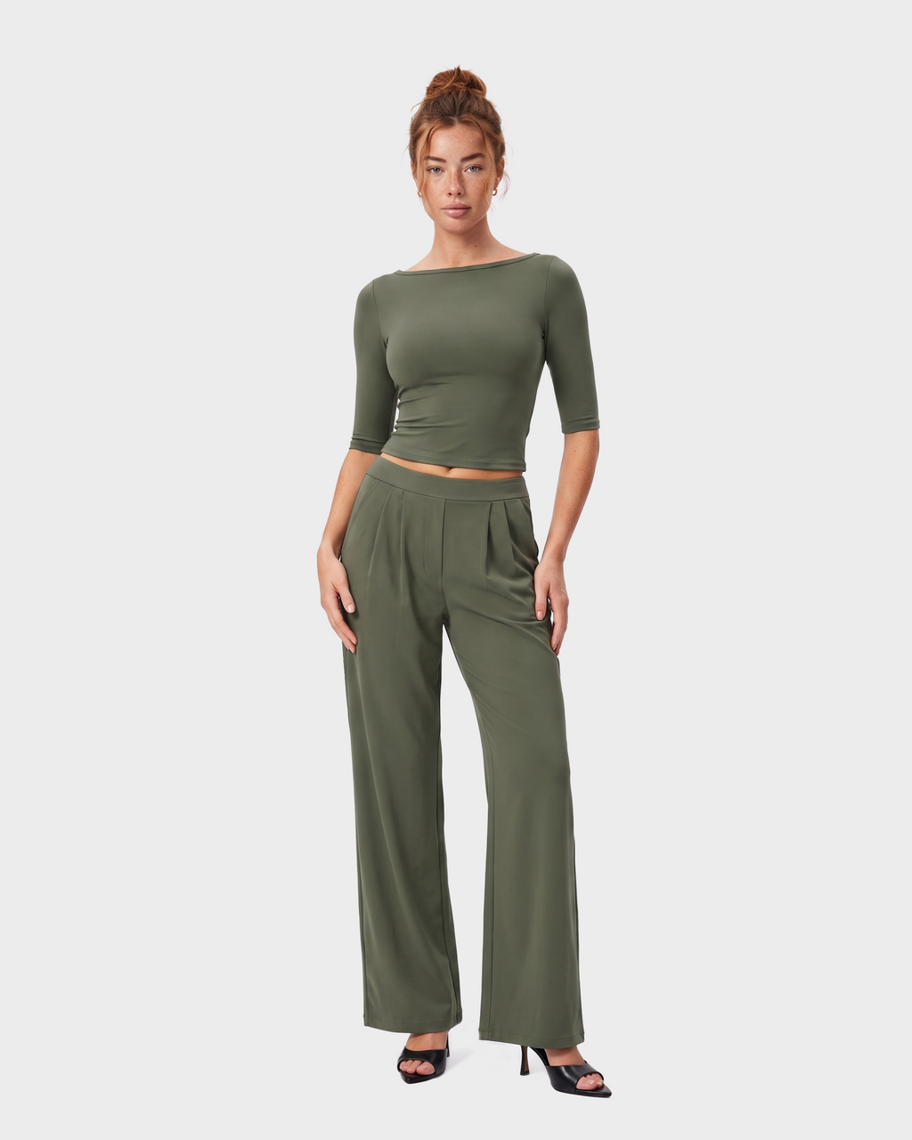 Nola Straight Leg Pant — Ebano