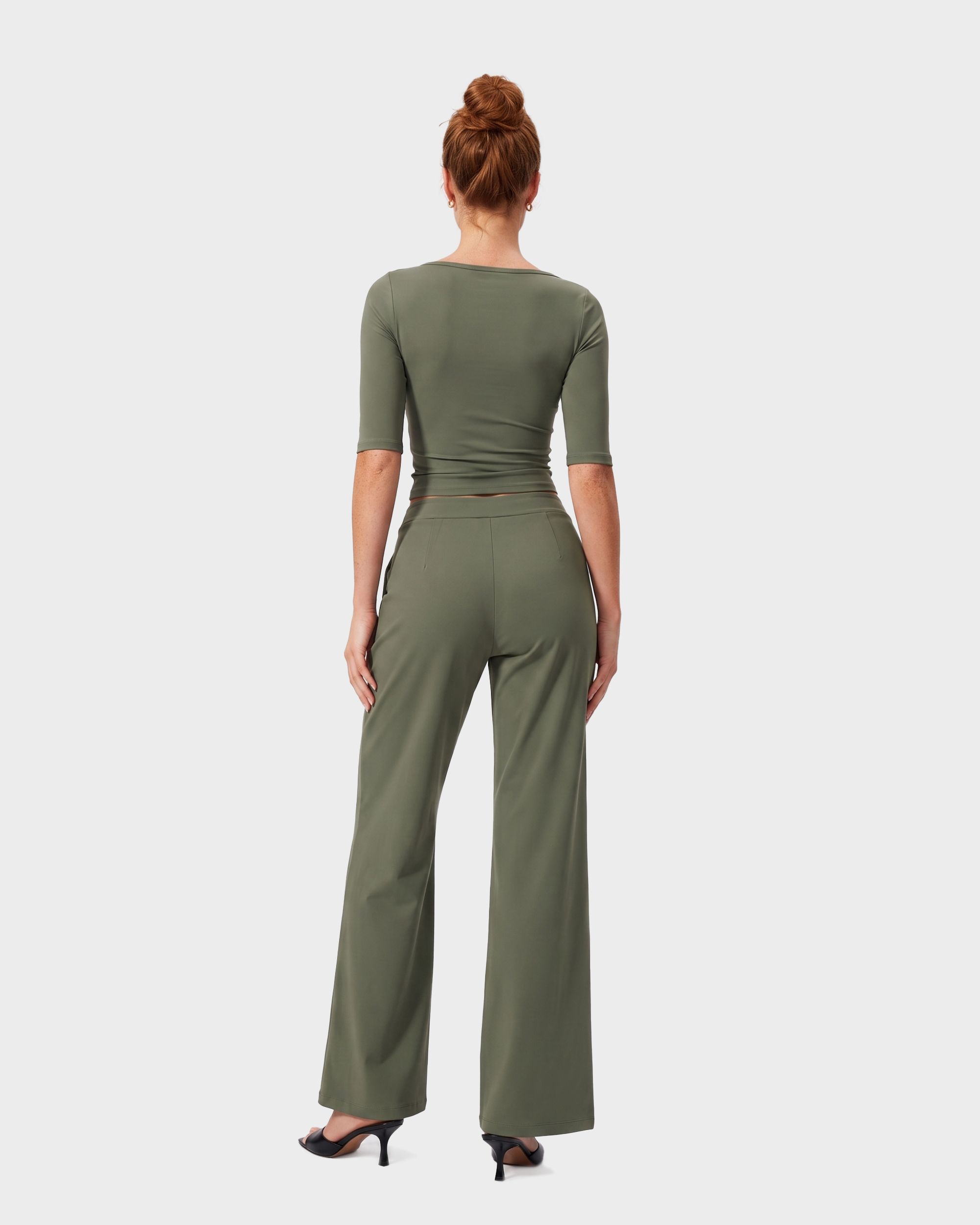 Nola Straight Leg Pant — Ebano