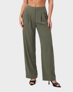Nola Straight Leg Pant — Ebano