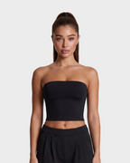 Nola Tube Top — Nero
