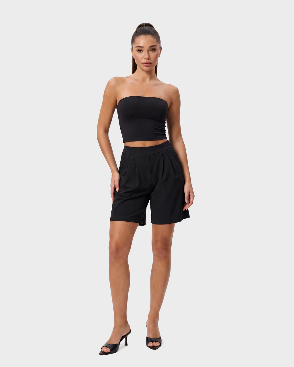 Nola Tube Top — Nero
