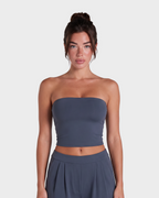 Nola Tube Top — Blu