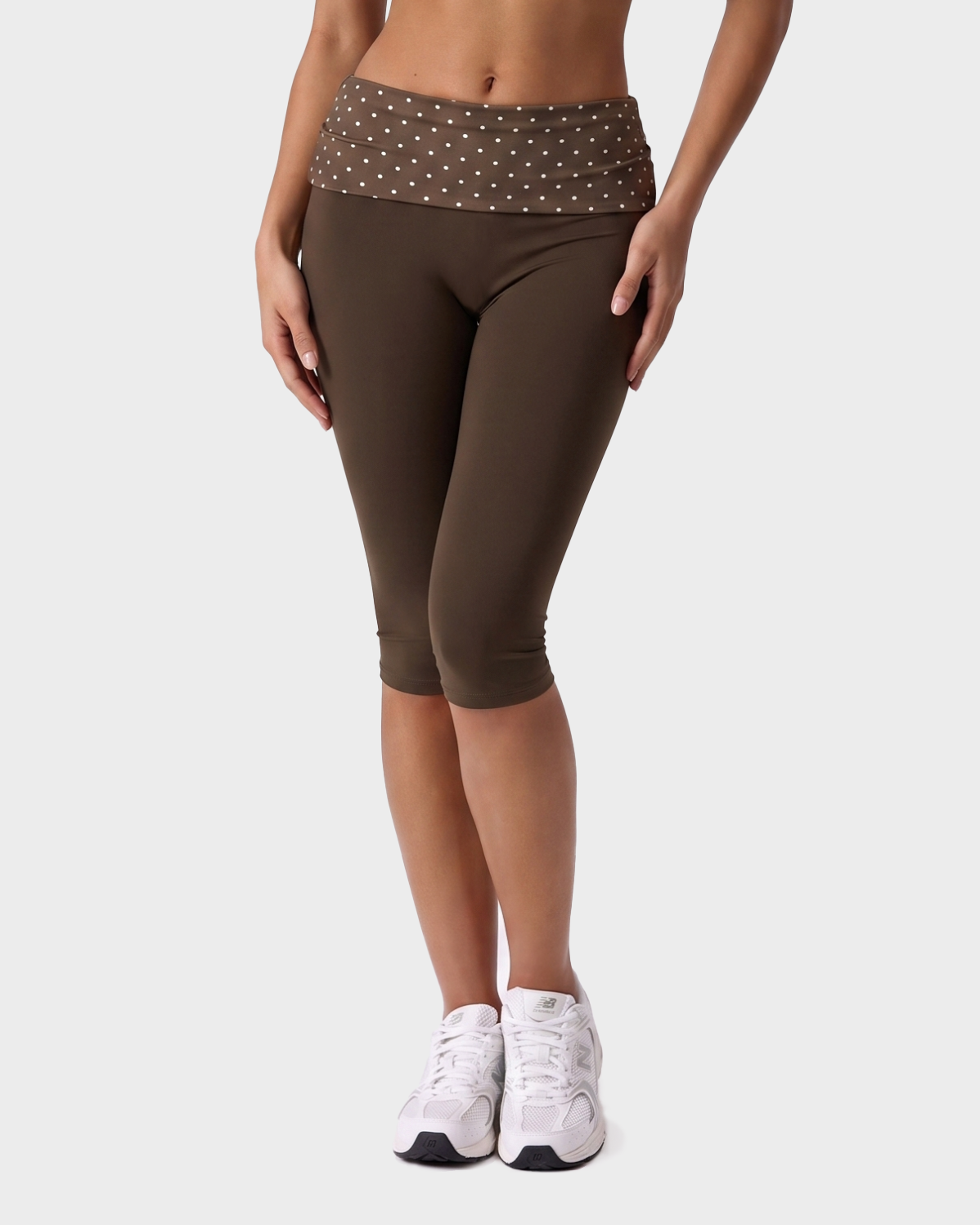 Poppy Fold Over Capri Leggings