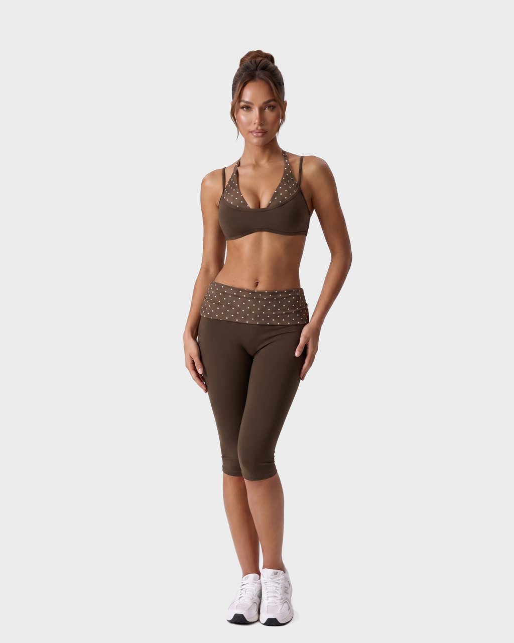 Poppy Fold Over Capri Leggings