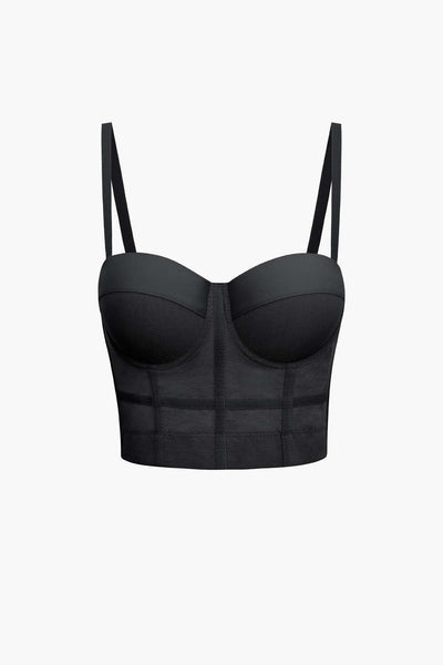 Mesh Underwire Crop