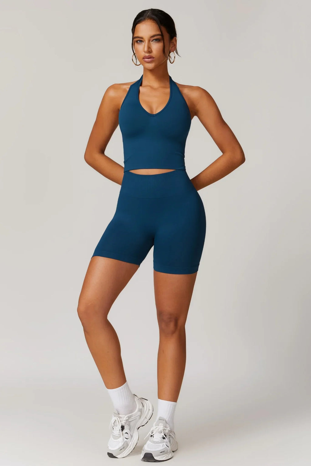 Chloe Halterneck Top – Royal Blue